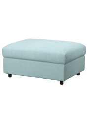 VIMLE Cover for footstool with storage