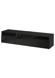 BESTÅ TV bench with drawers and door