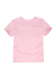 12 Colors Girls Cloth Boys Girls Solid T-Shirt Kids Short Sleeve Cotton T Shirt Children Summer Tees Baby Tops For 2-14 Years