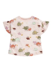 Maven Summer Baby Kids Animal Print T-Shirt Dinosuar Cute Soft Cotton T-Shirt For Kids 2-7 Years Tee