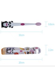 1pc Cartoon Children Panda Soft Bristle Toothbrush Baby Toothbrush Kids Training Toothbrush Care For 3-12 Years