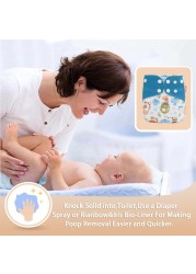 rainbow and iris 4pcs pack waterproof reusable washable baby cloth diapers fit 3-15kg one size fit all