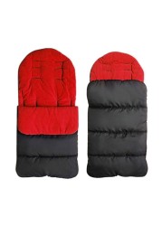 Winter Windproof Infant Infant Sleeping Bag Cold Protective Stroller Carriage Mat Foot Cover