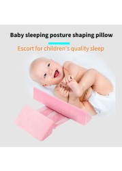 Baby Shaping Pillow Baby Side Sleep Positioning Correction Newborn Infant Anti Rollover Flat Head Anti-wind Milk Pillow