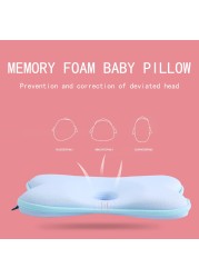 Baby Memory Cotton Pillow Infant Head Shaping Pillow Prevent Flat Head Syndrome 3D Newborn Baby Breathable Pillow Gifts