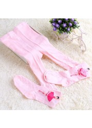 Autumn Cotton Tights For Girls Cute And Soft Knitted Tights For Little Girls Baby Clothes