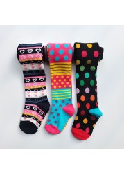 3pcs Girls Plaid Tights Kids Socks Spring Autumn Christmas Baby Girl Clothes Floral Striped Tights For Girls Pantyhose