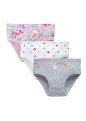 3pcs/lot Kids Girls Cotton Panties Briefs Children Cotton Underwear Panty Boxer Toddler Kids Lovely Cute Underpants