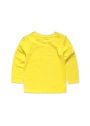 Boys Girls Full Sleeve T-Shirt Plain Cotton T-Shirt For Kids Casual Wear Kids Solid Tees Girls Tops For 2-14 Years