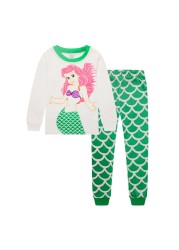 New Children's Rapunzel Clothing Set Boys Sleepwear Clothes Kids Pajamas Set Baby Girls Cotton Pajamas Cartoon Pajamas