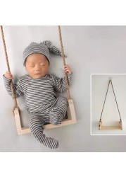 Newborn Photography Props Photo Swing Seats With Beautiful Flower Vine Baby Photo Studio Shoot Photo Studio Equipment