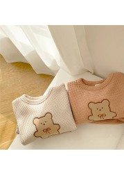 Spring Baby Clothes Set 2022 New Fashion Cute Cartoon Baby Girl Casual Tops Trousers 2pcs Baby Girls Clothes