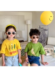 2022 summer new T-shirt children's clothing short-sleeved T-shirt boys cotton T-shirt fashion girls tops