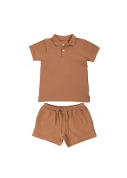 Fashion Toddler Boy Girl Clothes Set Summer Baby Girl Clothes Kids Sport Polo T-shirt + Shorts 2pcs Kids Clothes Suits