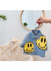 Mihkalev Kids 2021 Spring Clothes Sets Toddler Boy Jeans Clothing Sets Denim Jacket and Pants Girls Outfits Set Children Sport Suit