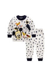 2021 New Winter Baby Clothes Suit Cotton Newborn Baby Boy Girl Clothes 2pcs Toddler Pajamas Unisex Children Clothing Suit 0-2Y