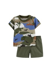 High Quality 100 Cotton Summer Baby Clothes Baby Boys Clothes Infant Newborn Baby Boys Clothes Sets Baby Clothes Suits