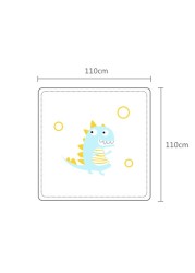 110x110cm Breathable Cartoon Bath Towel Newborn Swaddle Wrap High Quality Baby Blanket Infant Bedding Baby Ice Silk Blankets