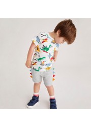 Kids Summer Clothes Boys Girls Cotton T-Shirts Sets Princess Girl Unicorn Printing Suits Children Boy Lapel Tops Pants Clothes