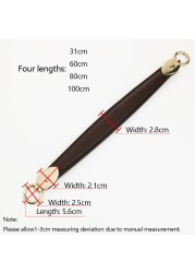 BAMADER Handbag Accessories Bag Strap Suitable for Underarm Shoulder Messenger Bag Handle Wrist Strap Luxury Design Bag Straps