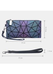 New Money Pack Small Female Wallet Thin Women Luminous Geometric Paw Bag For Women 2020 Coin Purses Clutch Wallets Money Bag