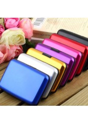 D0LF Aluminum Business ID Credit Card Holder Pocket Wallet Purse Organizer Card Protection