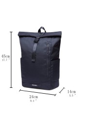 Roll-up Backpack Teenage Classic School Backpack Shoulder Bag For Men Women Business Sports Travel Bag