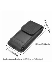 Hiking Waist Phone Bag Pouch Multifunctional Outdoor Protective Card Slot Anti-scratch Carry PU With Belt Buckle Camping