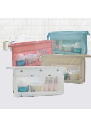 Travel Makeup Pouch Portable Simple Mesh Storage Bag Zipper Wash Hanging Organizer Fashion Large Unique