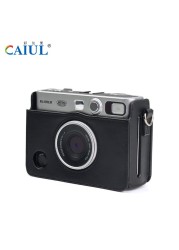 Polaroid mini EVO retro camera bag PU leather retro digital photography camera bag leather bag