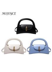 PU Leather Solid Color Flap Messenger Bag Design Lady Casual Flap Crossbody Bag For Women Christmas Gifts