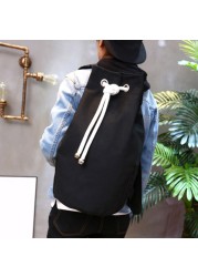 Drawstring Bag Sports Waterproof Pouch Backpack Pull Rope Canvas Gym Bag Mochila Bag High Quality Large Capacity Bags