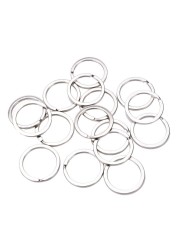 100pcs Webbing Bag Webbing Dog Chain Buckles 25mm Stainless Steel Key Hole Ring Keychain Wholesale Snap Clasp Clip O Rings