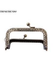 1PC Kiss Metal Frame Clasp Bracket For Coin Purse Bag Accessories DIY Bronze 8.5cm