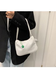 Women Bag Purse Pure Color Underarm Bags Female Casual Handbag Luxury Designer Female Bag Retro Casual Bags For Women