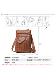 Solid color designer 2022 new high quality leather ladies shoulder bag fashion small women messenger bags mobile phone bag sac