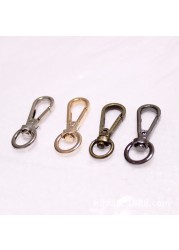 5Pcs Bag Metal Belt Buckle Swivel Trigger Buckle Lock Swivel Buckle Snap Hook Clip DIY Keychain Ring Keyring Craft Bag Hardware Parts