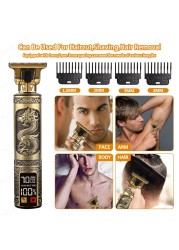 T9 USB Electric Hair Cutting Machine Rechargeable New Hair Clipper Man Shaver Trimmer For Men Barber Professional Beard Trimmer