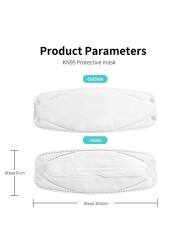 أقنعة على شكل الأسماك FFP2 قناع KN95 معتمد من Mascarilla ffp2 kn95 قناع homology ada إسبانيا ffp2 قناع يمكن إعادة استخدامه دروبشيب أقنعة قناع