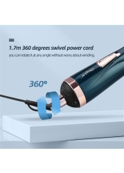 2 in 1 Automatic Rotating Brush for Hair Dryer, Comb for Curly Round Hair, Adjustable Wavy Irons, Wet and Dry Speed