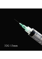 32g puncture needle transparent syringe injection glue clear tip cap for pharmaceutical injection needle 32g 4mm 13mm