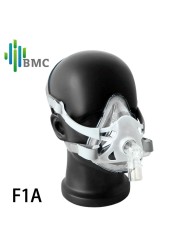 BMC FM1/FM2/F1A/F1B/F4 Full Face Snoring Mask Apply to CPAP BiPAP Medical Material Size S/M/L with Headwear Free Shipping