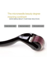 DRS 540 derma roller micro needles 0.2/0.25/0.3mm length titanium dermoroller microneedle roller for face skin care treatment