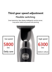 Electric Beard Trimmer For Men, Professional Cordless Month Clipper