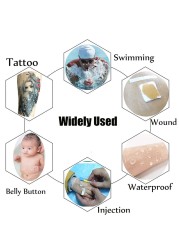 5M 10M Waterproof Protective Tattoo Healing Film For Aftermarket Transparent Bandage Skin Tattoo Healing Repair Film Wrap Roll