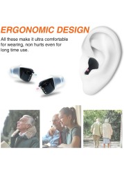 New SR61 Hearing Aids Rechargeable Acoustic Deaf/Elderly Adjustable Wireless Invisible Ear Speaker Drop Shipping