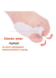 1 Pair Silicone Toes Separator Bunion Orthopedic Ectropion Hallux Valgus Toe Separators Foot Hallux Bunion Adjuster Correctors