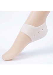 1 Pair Silicone Feet Heel Protector Anti Slip Pain Relief Anti Cracking Foot Health Care For Men Women High Heel Shoes Protection Cover