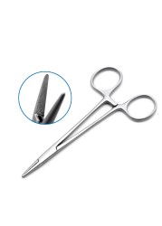 Stainless steel needle holder thick and thin double eyelid needle 12.5cm surgical needle holder