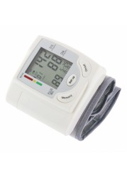 Wrist digital automatic sphygmomanometer, blood pressure monitor, heart rate, tonometer, sphygmomanometer